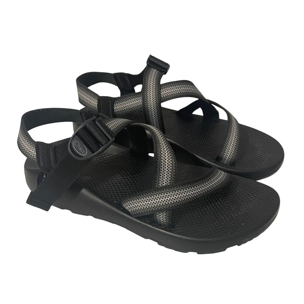 Chaco Men’s Z1 Classic Sport Sandals Adjustable Strap sz 12 Black Gray